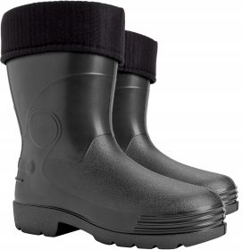 Kalosze męskie Demar wysokie — wodoodporne obuwie robocze z PVC, antypoślizgowa podeszwa