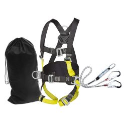 Zestaw do rusztowań FP64 Portwest — szelki, linka z amortyzatorem i torba
